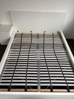 Ikea MALM bed 160, Ophalen, Gebruikt, Wit, Tweepersoons