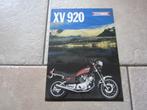 Yamaha XV920 brochure folder, Motoren, Ophalen of Verzenden, Yamaha