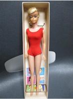1962 BARBIE SWIRL PONYTAIL met doosje+standaardje, Ophalen of Verzenden, Gebruikt, Fashion Doll