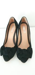 Avond schoenen dames, kleur zwart, maat 37 met hakken, Ophalen of Verzenden, Zo goed als nieuw, Zwart