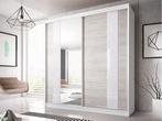 Moderne schuifdeurkast met spiegel, Ophalen, Zo goed als nieuw
