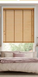 Houten jaloezien., Huis en Inrichting, Ophalen of Verzenden, Zo goed als nieuw, Beige, Minder dan 100 cm