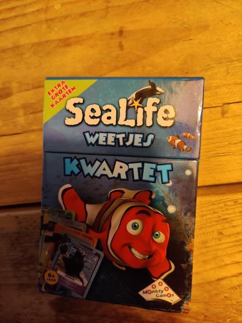 Sealife weetjes kwartet, Hobby en Vrije tijd, Gezelschapsspellen | Kaartspellen, Zo goed als nieuw, Ophalen