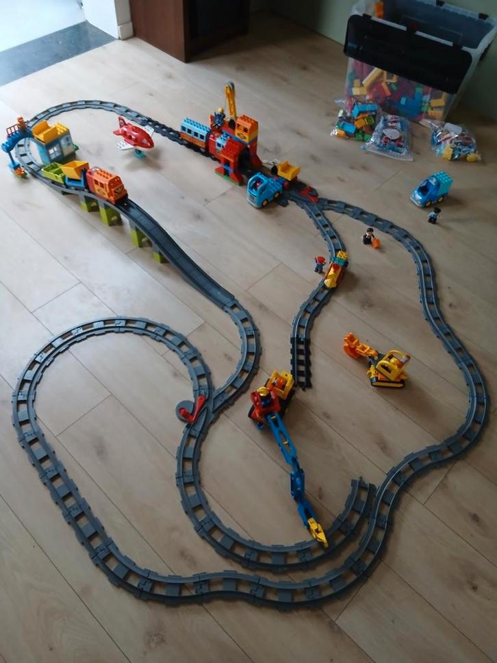 Duplo Trein Set, Kinderen en Baby's, Speelgoed | Duplo en Lego, Gebruikt, Duplo, Losse stenen, Ophalen