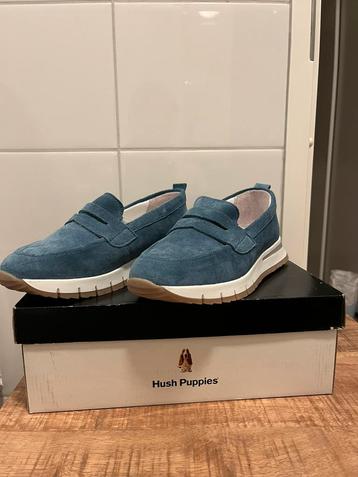 Hush Puppies | Instappers | maat 38 | blauw beschikbaar voor biedingen