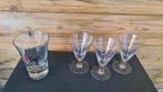 4 Martini glazen, Ophalen of Verzenden, Zo goed als nieuw, Overige typen