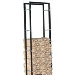 NIEUW Haardhoutrek 50x20x150 cm staal zwart Op=Op!, Minder dan 3 m³, Ophalen of Verzenden