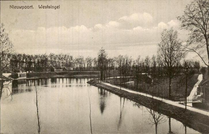 Nieuwpoort- Westsingel, Verzamelen, Ansichtkaarten | Nederland, Gelopen, Zuid-Holland, Voor 1920, Ophalen of Verzenden
