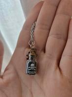 Gif flesje skull ketting, Overige materialen, Verstelbaar, Nieuw, Ophalen of Verzenden