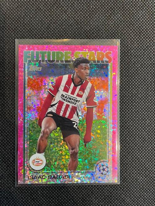 Isaac Babadi (PSV)  pink parallel voetbalkaartje, Hobby en Vrije tijd, Stickers en Plaatjes, Zo goed als nieuw, Plaatje, Verzenden
