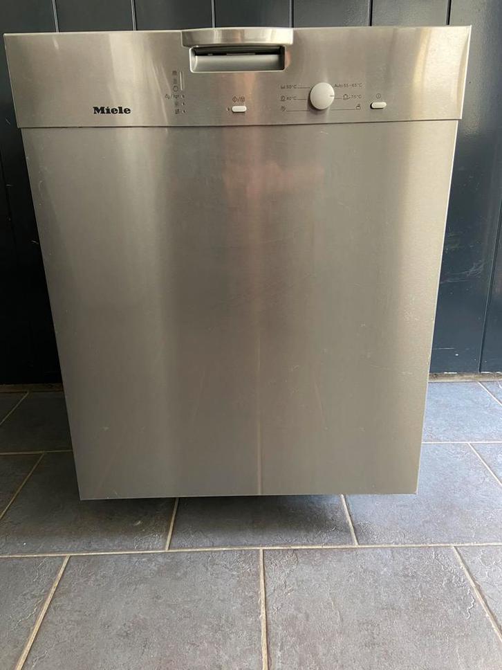 Miele inbouw vaatwasser RVS uitvoering., Witgoed en Apparatuur, Vaatwasmachines, Zo goed als nieuw, Inbouw, Minder dan 85 cm, 60 cm of meer