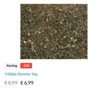 t dijkje zeewier 1kg beschikbaar voor biedingen
