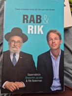 Rab & Rik: Twee vrienden over de zin van het leven, Ophalen of Verzenden, Zo goed als nieuw, Binyomin Jacobs & Rik Bokelman, Religie
