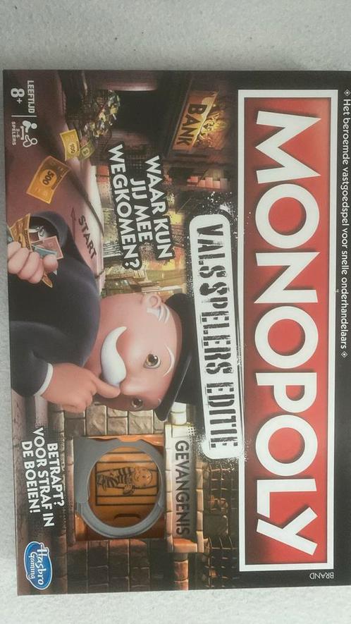 Monopoly valsspelers editie, Hobby en Vrije tijd, Gezelschapsspellen | Bordspellen, Nieuw, Vijf spelers of meer, Ophalen