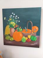 Schilderij Acrylverf: Herfst stilleven., Ophalen