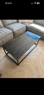 Marmeren salontafel, 100 tot 150 cm, Zo goed als nieuw, Minder dan 50 cm, Rechthoekig