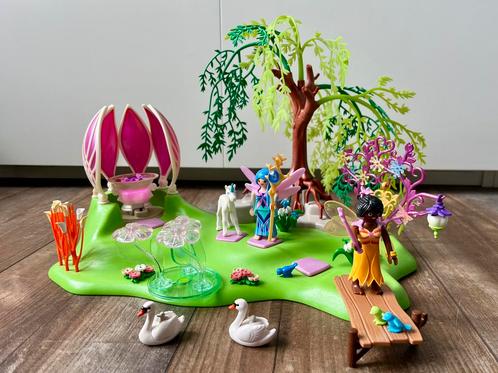 Playmobil fairies 5444 feeëneiland met magische bron, Kinderen en Baby's, Speelgoed | Playmobil, Zo goed als nieuw, Ophalen