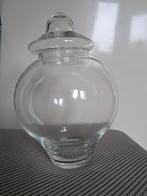 Prachtige glazen pot voorraadpot met deksel ook als vaas, Antiek en Kunst, Antiek | Glas en Kristal, Ophalen of Verzenden