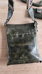 Micmac tas met portemonnee., Ophalen of Verzenden, Gebruikt, Overige kleuren, Leer