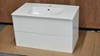 Badmeubel Luna 80 cm hoogglans wit NIEUW, Huis en Inrichting, Badkamer | Badkamermeubels, Ophalen, Nieuw, 50 tot 100 cm, Minder dan 100 cm