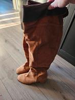 Suède knie laarzen, Kleding | Dames, Schoenen, Ophalen, Zo goed als nieuw, Zwart, Hoge laarzen
