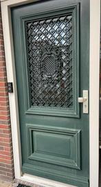 Klassieke Voordeur met Rooster & Raam, Doe-het-zelf en Verbouw, Deuren en Horren, Gebruikt, 80 tot 100 cm, Ophalen of Verzenden