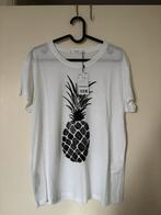 Nieuw t-shirt Mango wit met ananas print maat L, Wit, Maat 42/44 (L), Nieuw, Ophalen of Verzenden