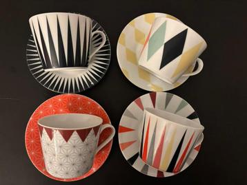 4 ikea BRÅKIG  Kop/schotels, ArtRebels 2014 beschikbaar voor biedingen