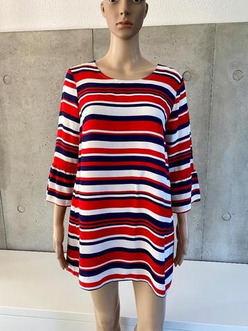 H514 Nieuw: Yest maat 36/38=S/M blouse tuniek jurk top rood beschikbaar voor biedingen
