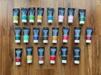 Lefranc bourgeois fine acryl acrylverf 22 tubes 80ml zgan, Ophalen of Verzenden, Zo goed als nieuw, Acrylverf