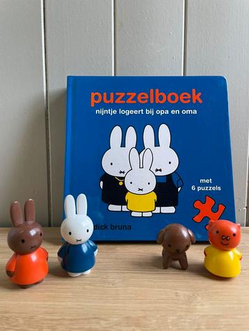 Nijntje logeert bij opa oma PUZZELBOEK+FIGUURTJES Dick Bruna beschikbaar voor biedingen