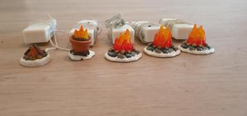 Kerst Lemax kampvuur en vuurkorf beschikbaar voor biedingen