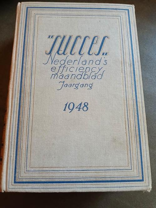 "Succes" Nederland's efficiency maandblad geb. jaargang 1948, Verzamelen, Tijdschriften, Kranten en Knipsels, Tijdschrift, 1940 tot 1960