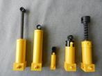 Lego Technic Pneumatic cilinders geel (5 stuks, set 3), Ophalen of Verzenden, Gebruikt