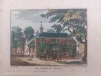 140 / Het Huis 't Waal Oude gravure uit de 18e eeuw, Ophalen of Verzenden