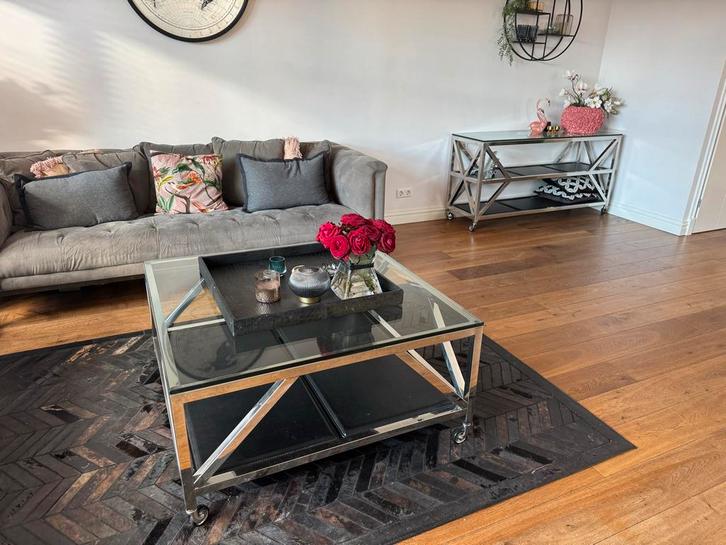 Eichholtz Salontafel - Stijlvol Design!, Huis en Inrichting, Tafels | Salontafels, Gebruikt, 50 tot 75 cm, 50 tot 100 cm, 100 tot 150 cm