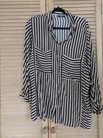 zgan Frapp blouse blauw beige mt 50, Kleding | Dames, Frapp, Overige kleuren, Verzenden, Blouse of Tuniek