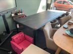 Tafel 250x100 jiska zwart mangohout 50% korting, Huis en Inrichting, Tafels | Eettafels, Ophalen, Zo goed als nieuw, Vijf personen of meer