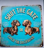 Tekkel poort bord ijzer, Ophalen of Verzenden