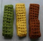 Nieuwe zelf gehaakte haarbanden, omtrek 54cm, lengte 2x27 cm, Ophalen of Verzenden, Nieuw, Overige typen