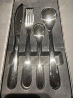 Te Koop 6 delig zwart bestek SP, Ophalen of Verzenden, Nieuw, Rvs of Chroom, Bestekset