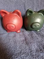 Spaarvarkentjes, vintage., Ophalen of Verzenden, Zo goed als nieuw, Steen, Aardewerk of Keramiek, Dier