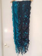 Blauwe sjaal, Ophalen of Verzenden, Gedragen, Sjaal