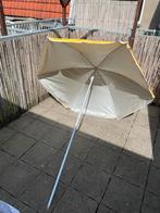 Gele Parasol 140cm - niet gebruikt, Ophalen, Nieuw, 1 tot 2 meter, Stokparasol