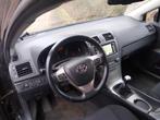 Toyota Avensis 2.2 D-4d Wagon 2009 Zwart, Auto's, Voorwielaandrijving, Euro 5, Stof, Zwart