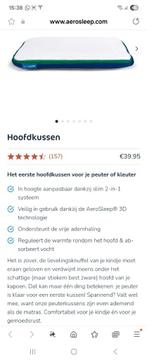 aerosleep hoofkussen small met kussensloop, Ophalen, Zo goed als nieuw, Eenpersoons, Hoeslaken of Sloop