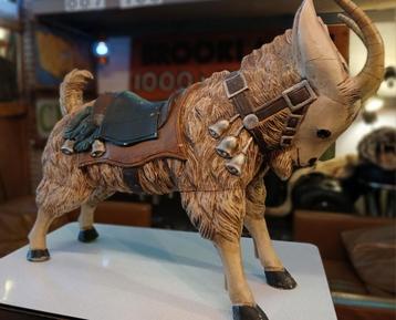 Houtgesneden carrousel berggeit/steenbok draaimolenpaard beschikbaar voor biedingen