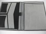 Portfoliomap zwart leer met grijze voering 32,5 x 24 cm, Diversen, Ophalen of Verzenden