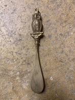 Koperen schoenlepel met uil, Antiek en Kunst, Antiek | Koper en Brons, Ophalen of Verzenden, Koper