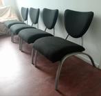 Set van 4 leuke design fauteuils / stoelen, Huis en Inrichting, Fauteuils, Ophalen, Gebruikt, 75 tot 100 cm, 50 tot 75 cm